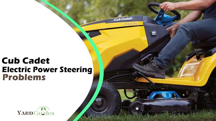 cub cadet electric power steering problems