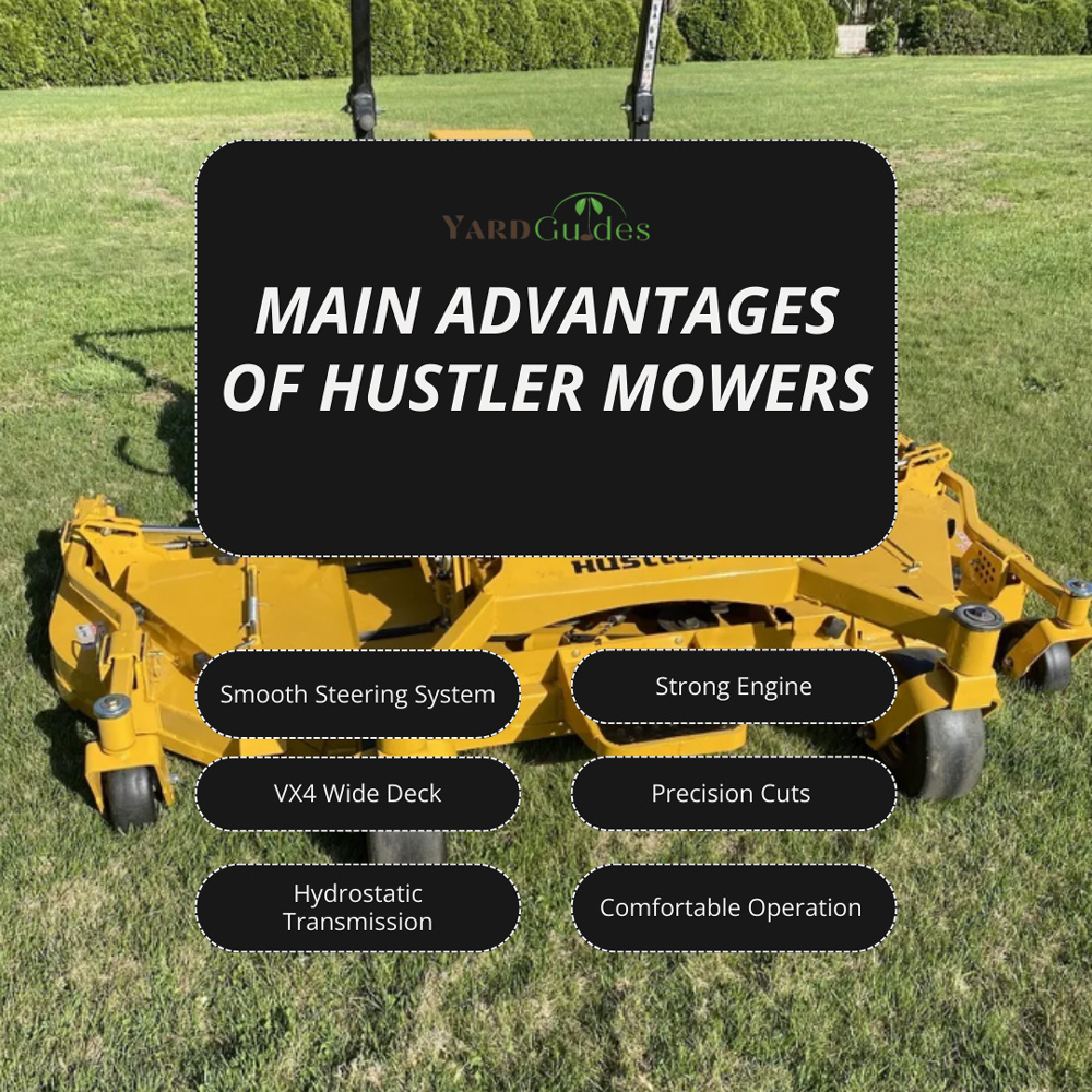 advantages of hustler mowers